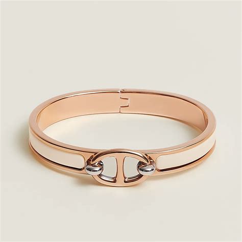 bracelet chaine d'ancre hermes or|Hermes clic h bracelet colors.